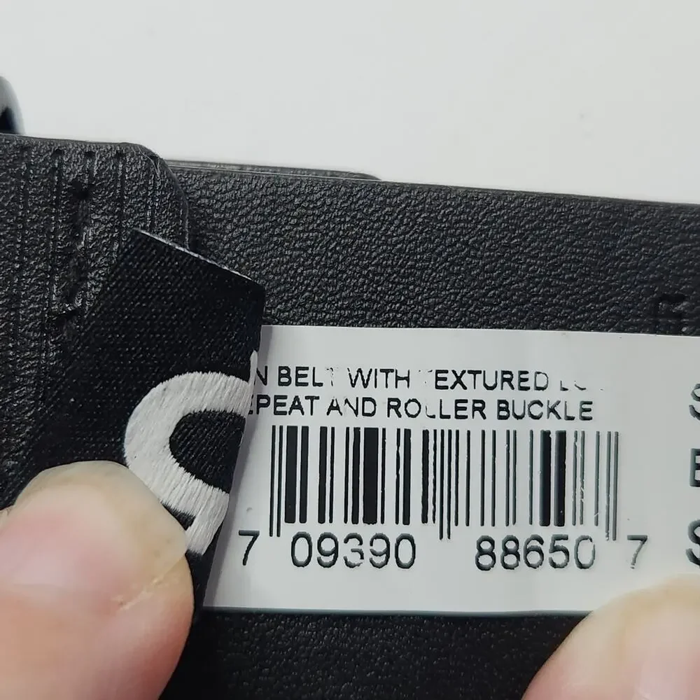 True Religion logo black belt size 38